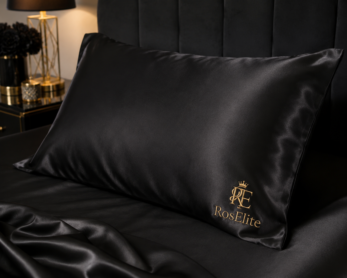 RosElite – Taie d’oreiller en satin
