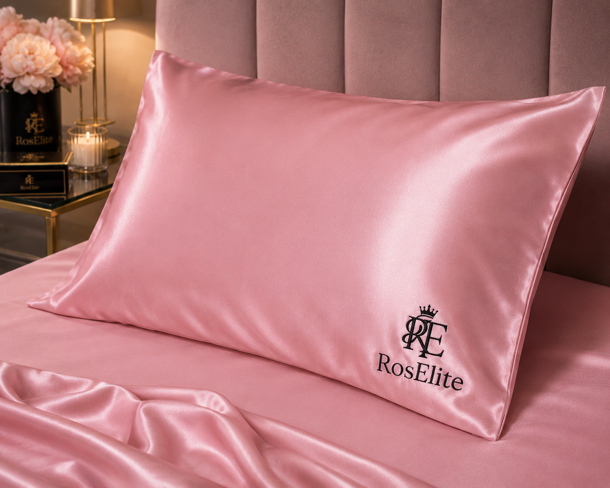 RosElite – Taie d’oreiller en satin