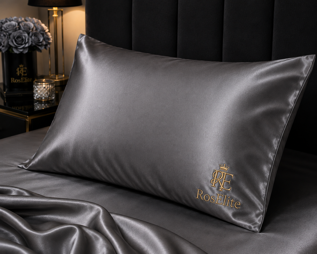 RosElite – Taie d’oreiller en satin