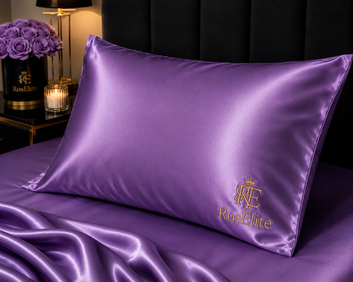 RosElite – Taie d’oreiller en satin
